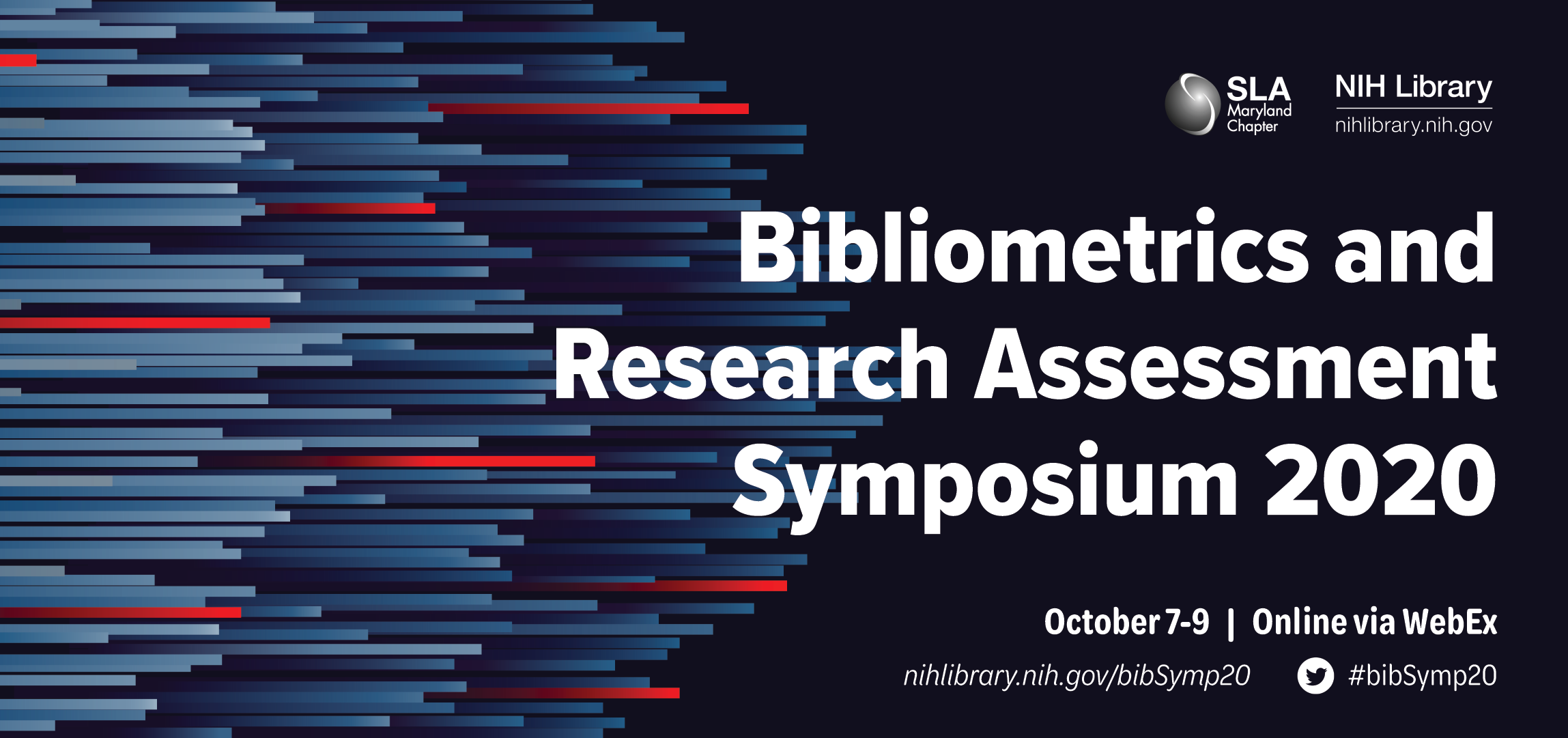 Banner for the 2020 bibliometrics and research assessment symposium